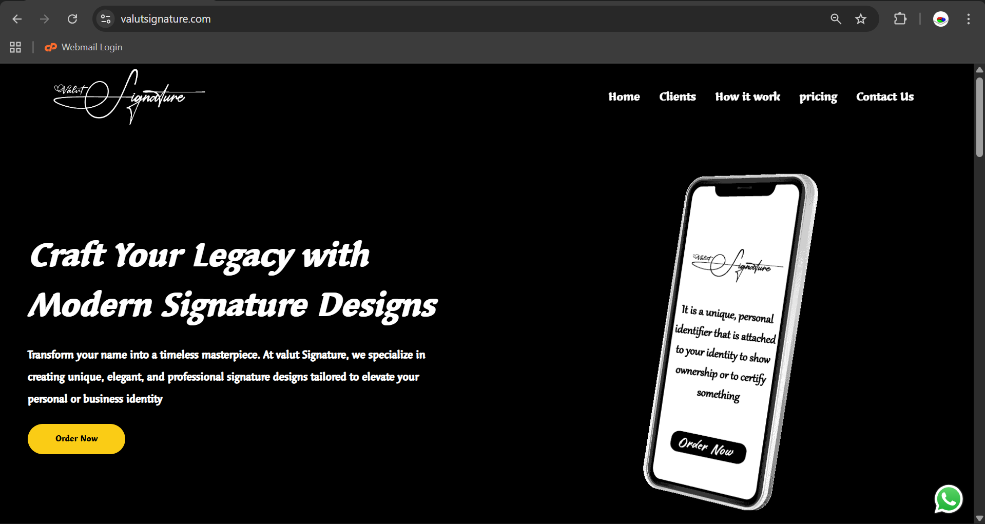 Valut Signature Project